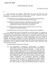 bir computerized accounting system|REVENUE MEMORANDUM ORDER NO. 9.